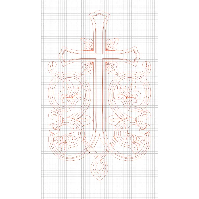 Крест_2 (вектора для станка с ЧПУ)