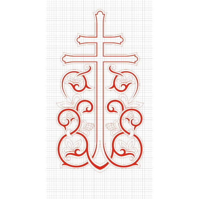 Крест_3 (вектора для станка с ЧПУ)