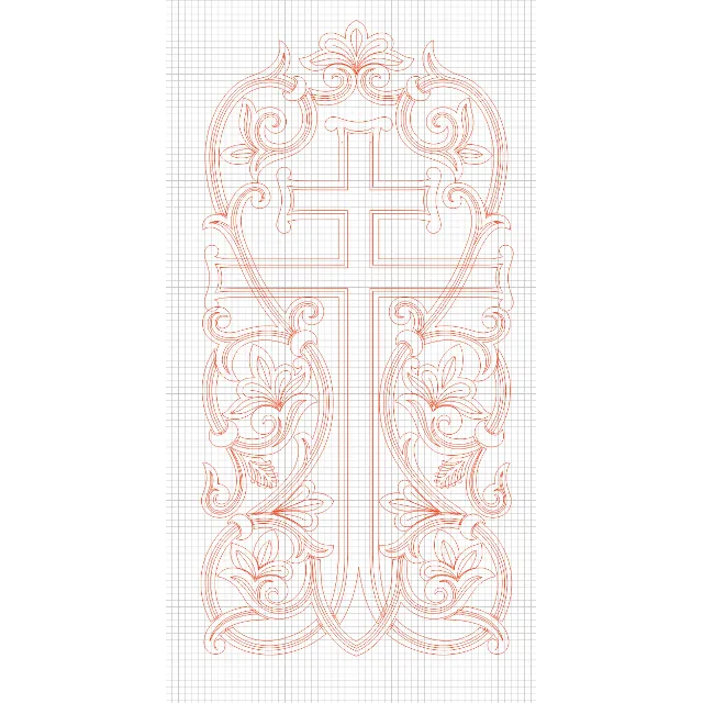 Крест_5 (вектора для станка с ЧПУ)