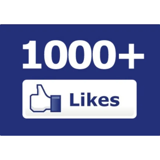 ✅ ❤️ 1000 Лайков FACEBOOK | Лайки Фейсбук [НИЗКАЯ ЦЕНА]
