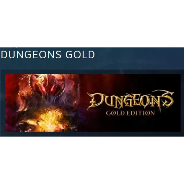 DUNGEONS GOLD STEAM KEY РОССИЯ+СНГ СТИМ КЛЮЧ ЛИЦЕНЗИЯ