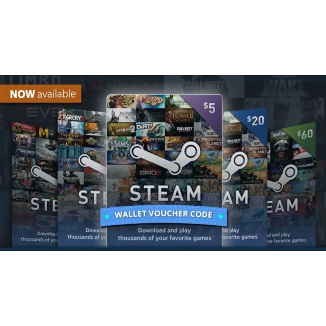 STEAM WALLET GIFT CARD 0.65 USD (US $) США