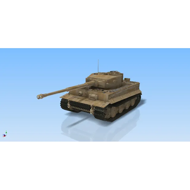 3D модель танка Tiger 1  Autodesk Inventor 940 ДЕТАЛЕЙ