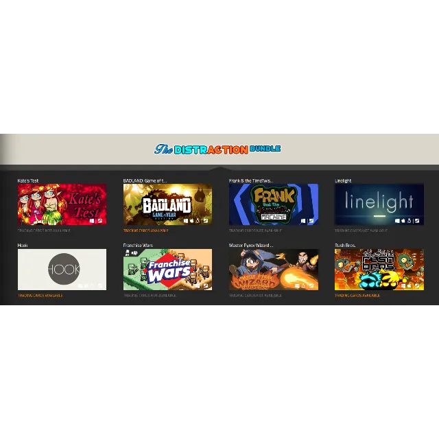 Indie Gala The Distraction Bundle (8 Steam игр)