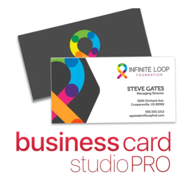 Редактор визиток Business Card Studio Pro