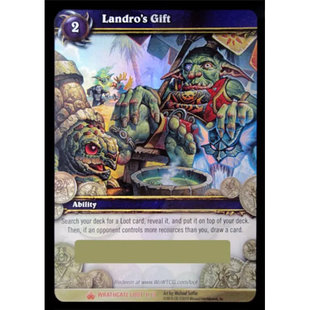 Landro Gift Box Wow TCG ( Коробка с подарками Ландро )