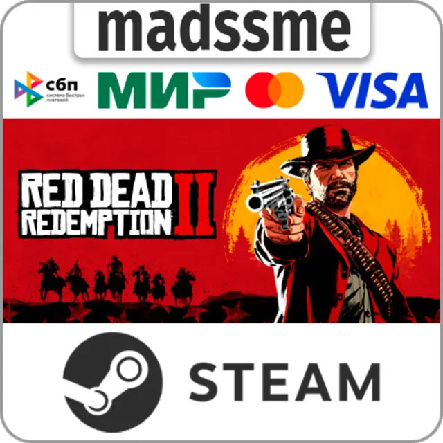 Red Dead Redemption 2 * RU/KZ/СНГ/TR/AR * STEAM 🚀 АВТО