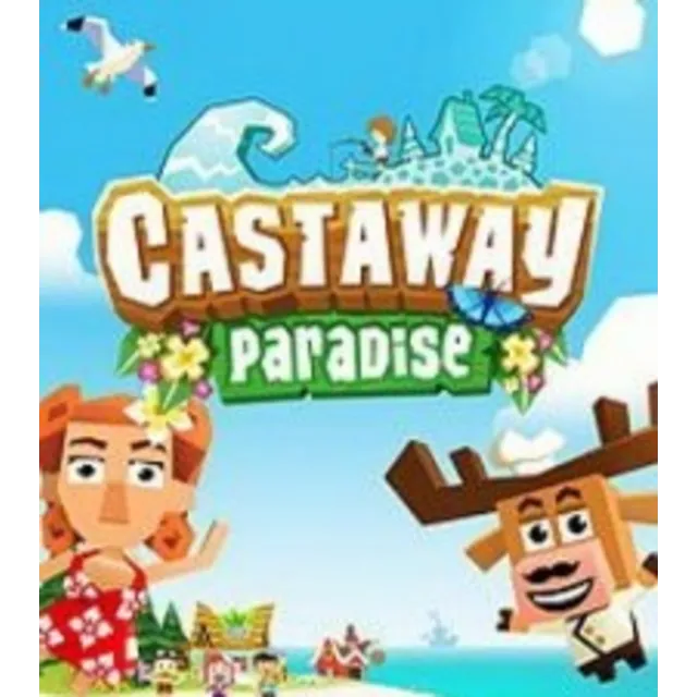 Castaway Paradise - Town Building Sim (Steam key / ROW)