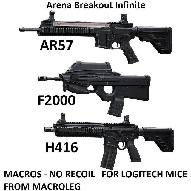 Arena Breakout Infinite. Скрипты для logitech. Пак 4 - только для Steam версии