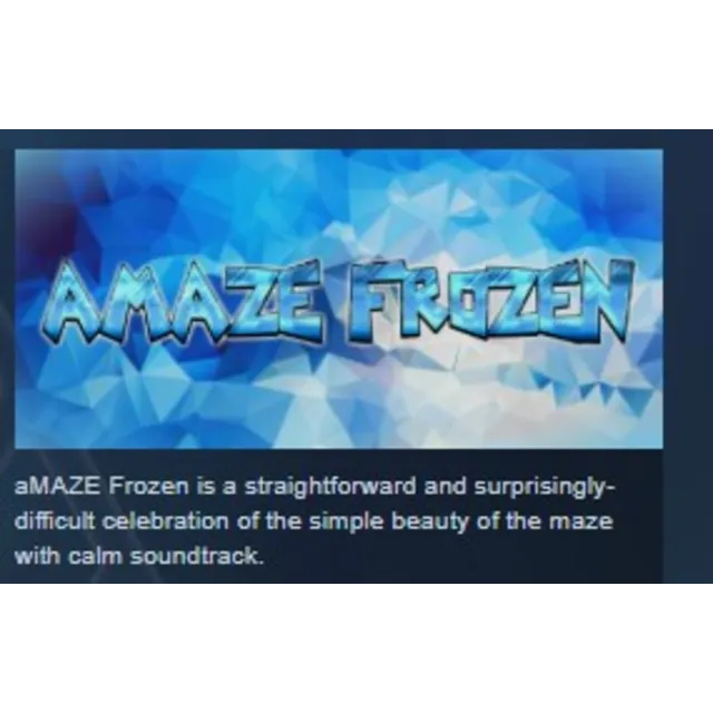 aMAZE Frozen STEAM KEY REGION FREE GLOBAL