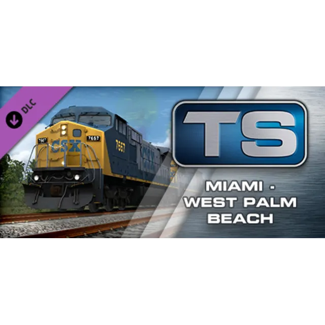 Train Simulator Miami West Palm Beach DLC STEAM Key ROW