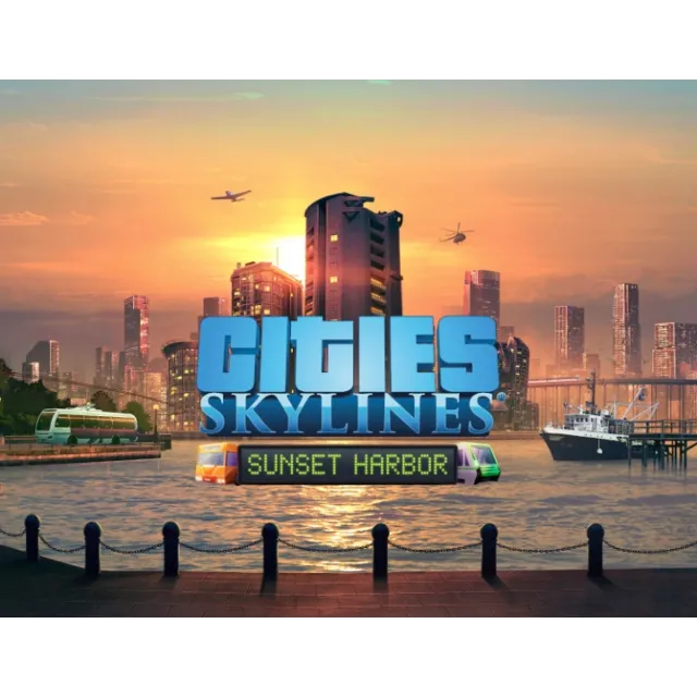 Cities Skylines Sunset Harbor (steam key)