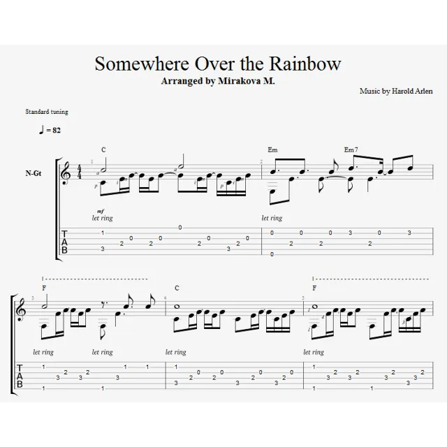 Somewhere Over the Rainbow