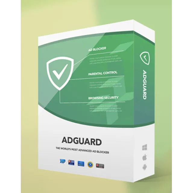 AdGuard 1 устройство ПК/Mac/Android/iOS Навсегда
