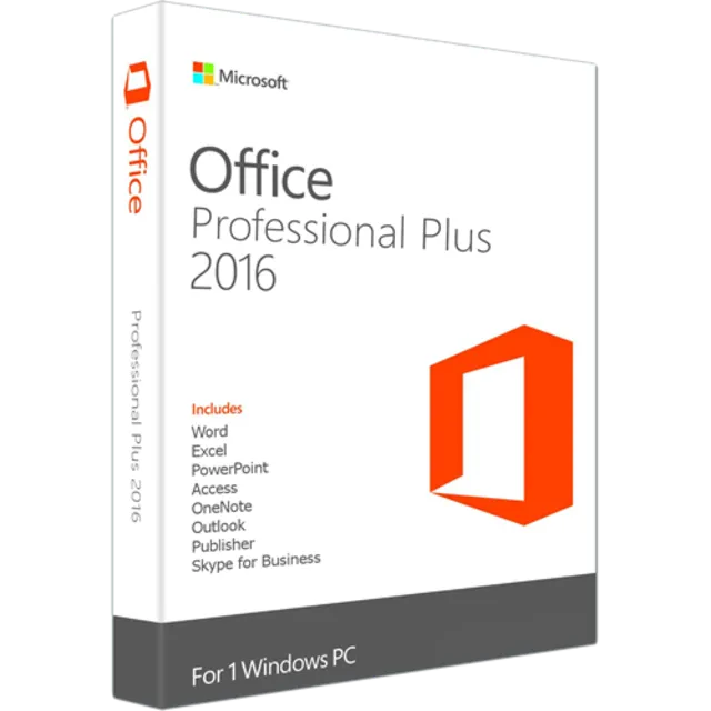 Microsoft Office 2016 Pro Plus - для Windows