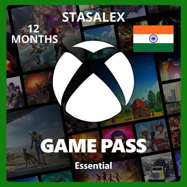 XBOX GAME PASS ESSENTIAL 12 МЕСЯЦЕВ 🔑 КЛЮЧ (ИНДИЯ) 🇮🇳