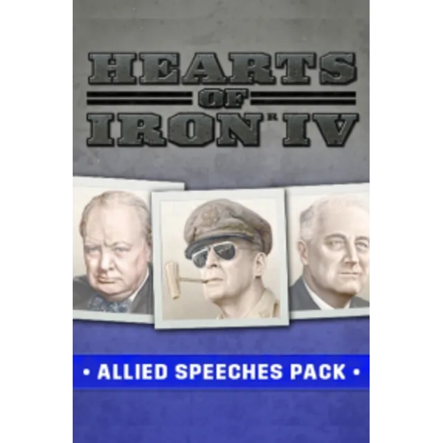 Hearts of Iron IV: Allied Speeches Pack (Steam) -- RU
