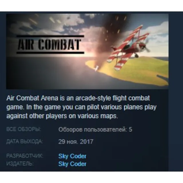 Air Combat Arena STEAM KEY REGION FREE GLOBAL