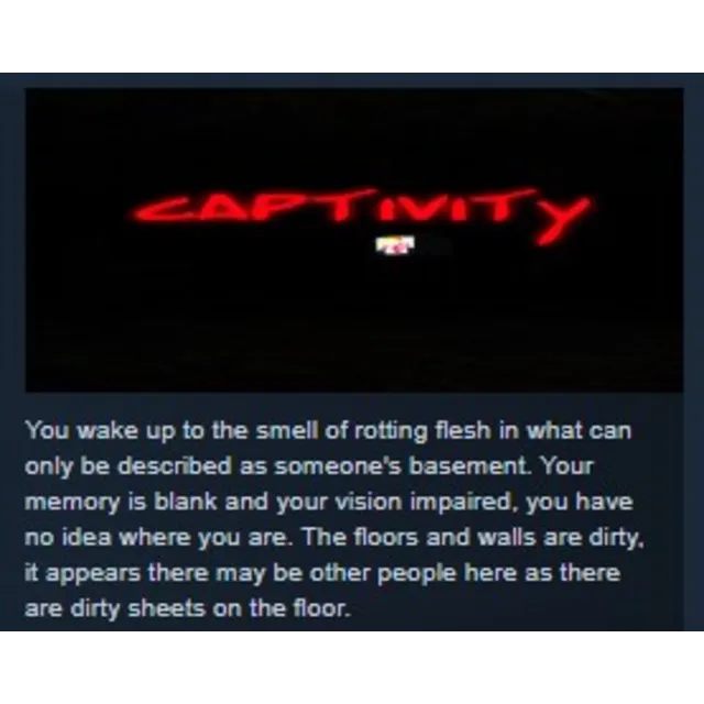 Captivity STEAM KEY REGION FREE GLOBAL