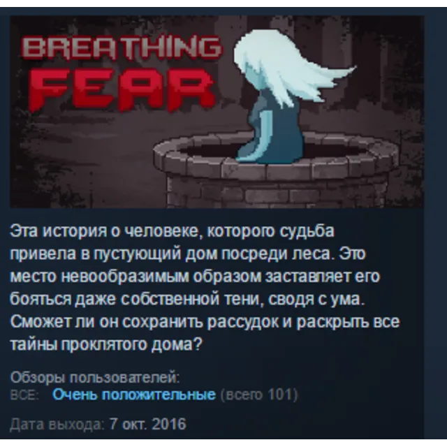Breathing Fear STEAM KEY REGION FREE GLOBAL