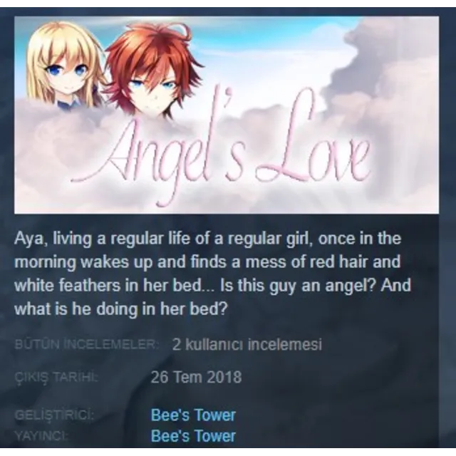 angel's love Ангельская Любовь STEAM KEY GLOBAL