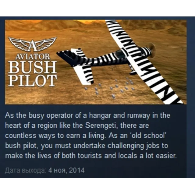 Aviator - Bush Pilot STEAM KEY REGION FREE GLOBAL