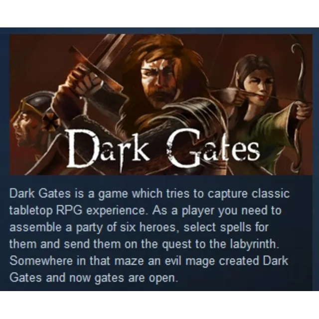 Dark Gates STEAM KEY REGION FREE GLOBAL