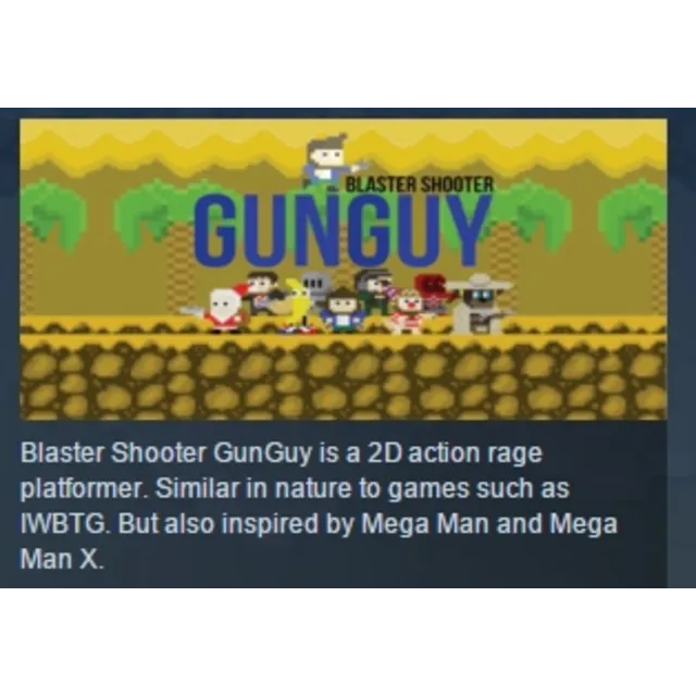 Blaster Shooter GunGuy! STEAM KEY REGION FREE GLOBAL