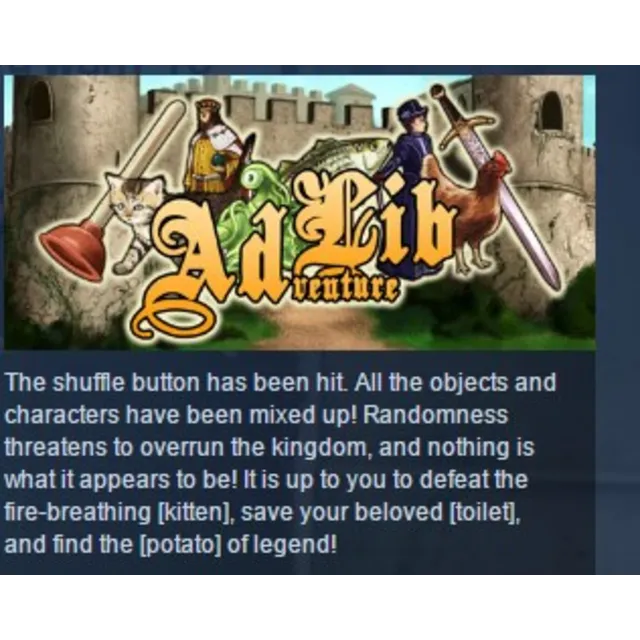 ADVENTURE LIB + Soundtrack STEAM KEY REGION FREE GLOBAL