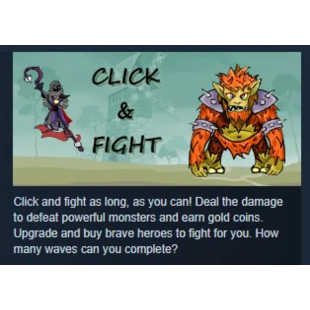 Click&amp;Fight / Click and fight STEAM KEY REGION FREE