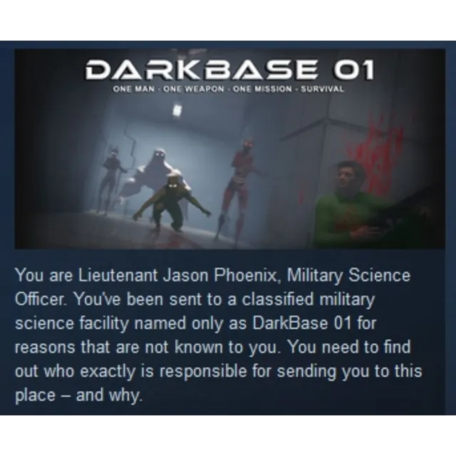 DarkBase 01 Darkbase01 STEAM KEY REGION FREE GLOBAL