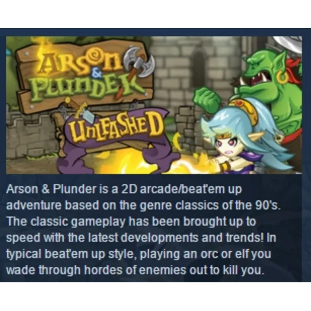 Arson and Plunder: Unleashed STEAM KEY REGION FREE GLOB