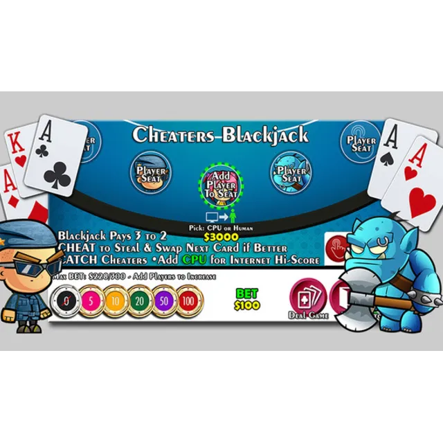 Cheaters Blackjack 21 STEAM KEY REGION FREE GLOBAL