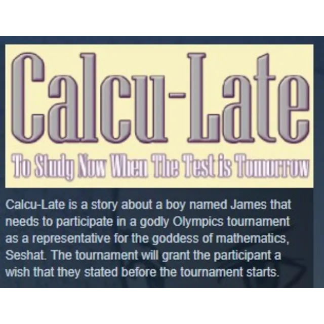 Calcu-Late STEAM KEY REGION FREE GLOBAL