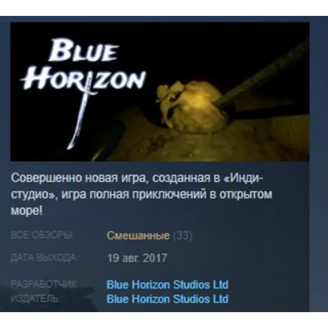 Blue Horizon STEAM KEY REGION FREE GLOBAL