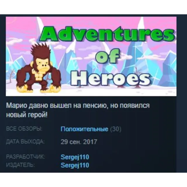 Adventures of Heroes STEAM KEY REGION FREE GLOBAL