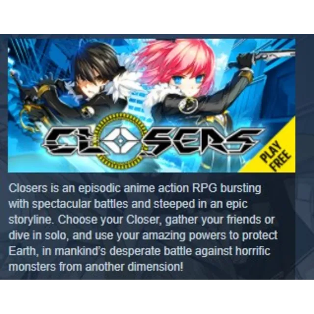 Closers PREMIUM BONUS KEY REGION FREE GLOBAL