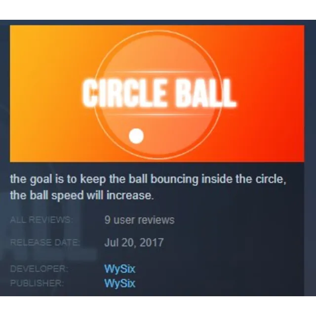 Circle Ball STEAM KEY REGION FREE GLOBAL