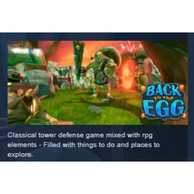 BACK TO THE EGG! Tower Defense STEAM KEY REGION FREE
