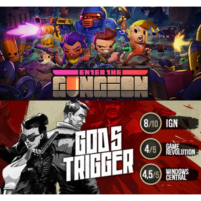 Enter the Gungeon + God's Trigger | EPIC GAMES | ПОЧТА