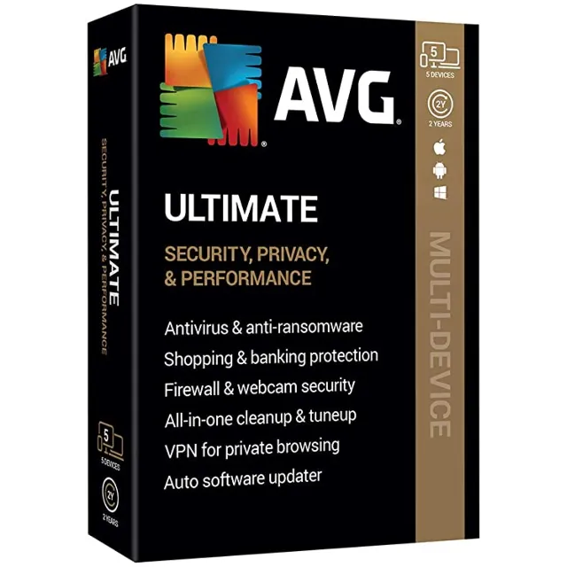 AVG Ultimate  2023 КЛЮЧ НА 3 ГОДА 2 ПК