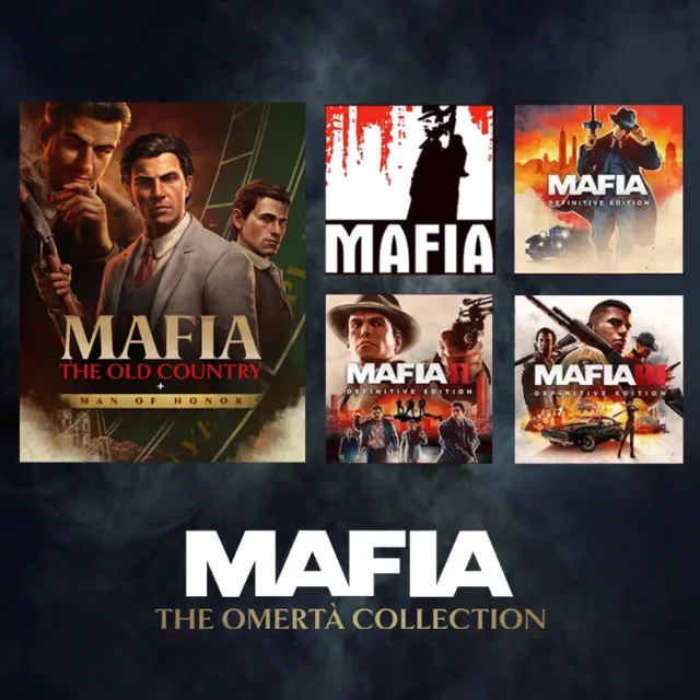 Mafia: The Old Country + Man of Honor DLC + Mafia I, II, III | The Omertà Collection