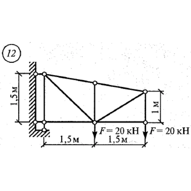 Расчетно-графическая работа 1. Вариант 12  Сетков В.И.