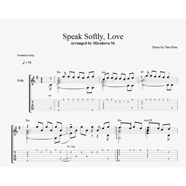 Speak Softly, Love