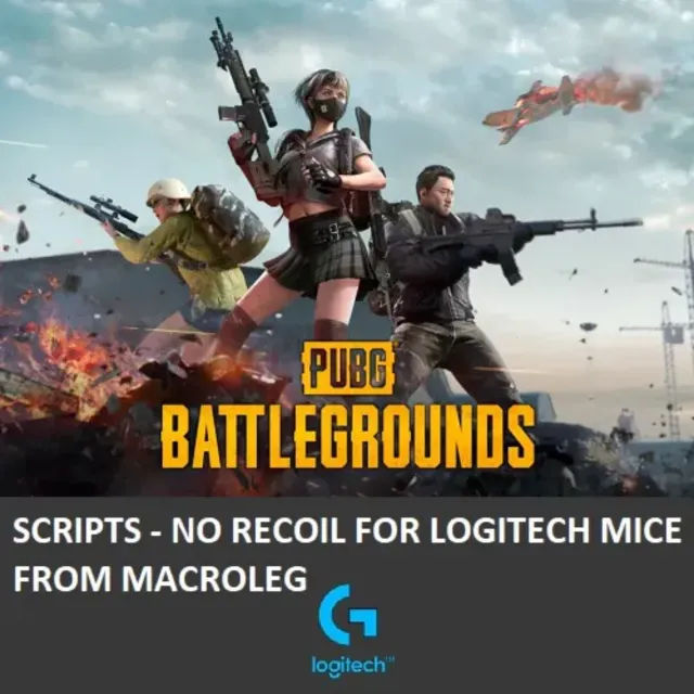 PUBG - MP5, UMP, VECTOR - скрипты для logitech