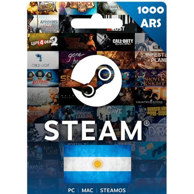 STEAM WALLET GIFT CARD - 1000 ARS (ARGENTINA) 💻 СКИДКИ