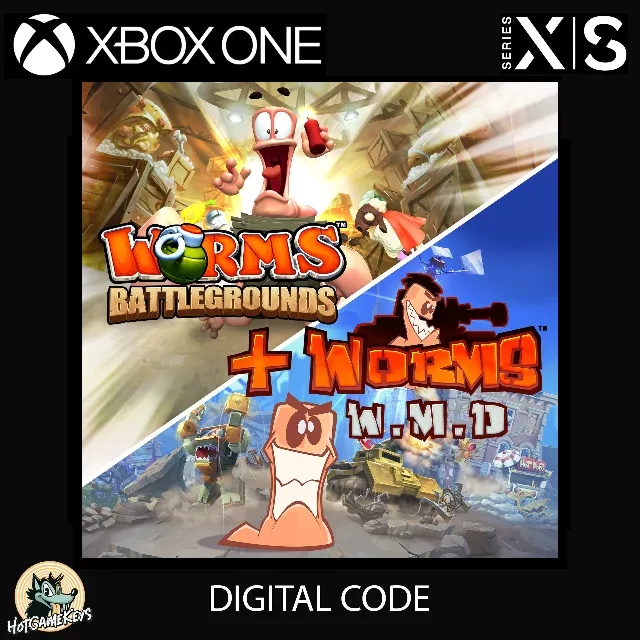 Worms Battlegrounds + Worms W.M.D XBOX [ Ключ 🔑 Код ]