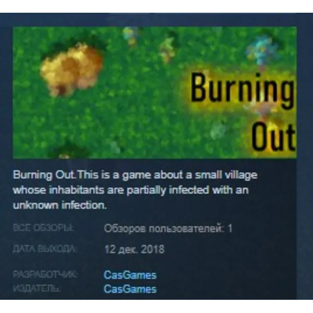 Burning Out STEAM KEY REGION FREE GLOBAL