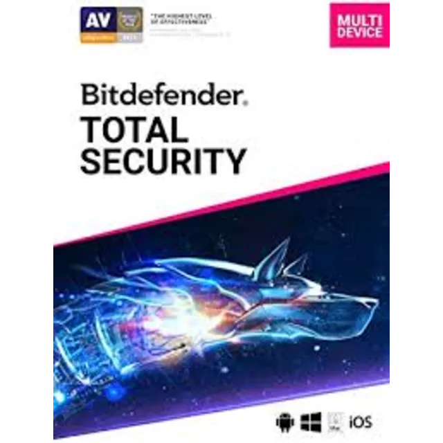 Bitdefender Total Security 2020 - 90 ДНЕЙ 5 devices