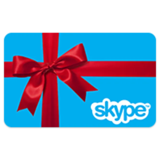 $10 Skype Voucher Original (activation at www.skype.com